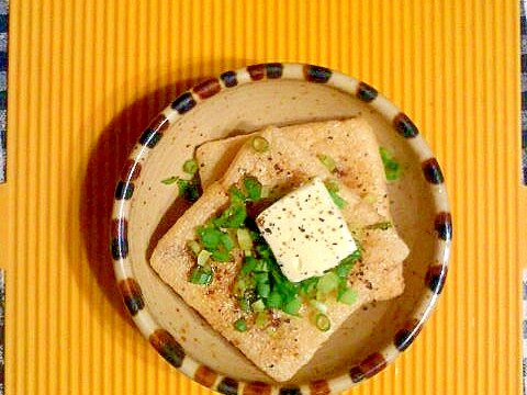 油揚げのバター醤油♪